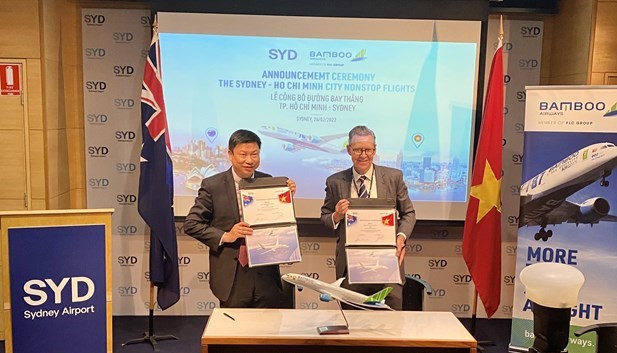 Bamboo Airways annonce l’ouverture de la ligne directe Ho Chi Minh-Ville - Sydney